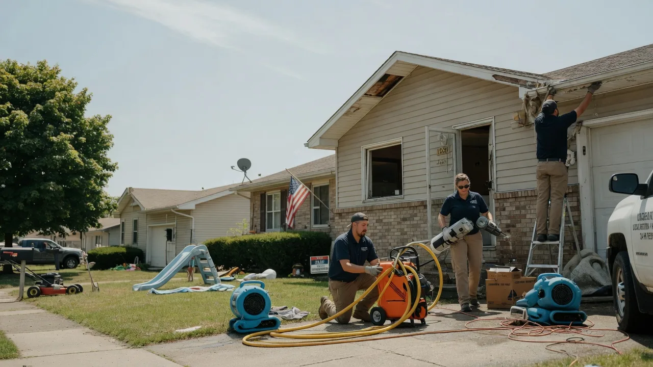 Water Damage Restoration in Saybrook, IL near me